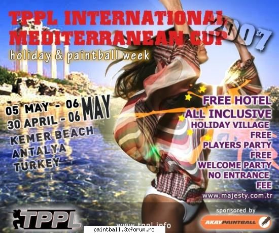 dear teams and players, 
the turkish paintball league (tppl) was formed last year with the aim of