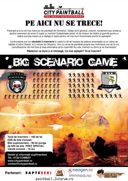 big scenario game: aici trece mai multe detalii la: