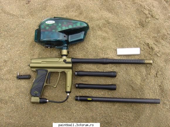 wdp angel series paintball gun olive black dust vand marker angel one din 2008, facut revizie