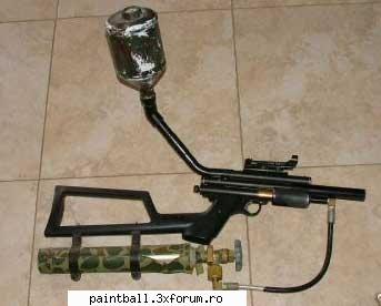 prin 1983-1984 ... apare si gravity feed ... old school marking pistol istorie
